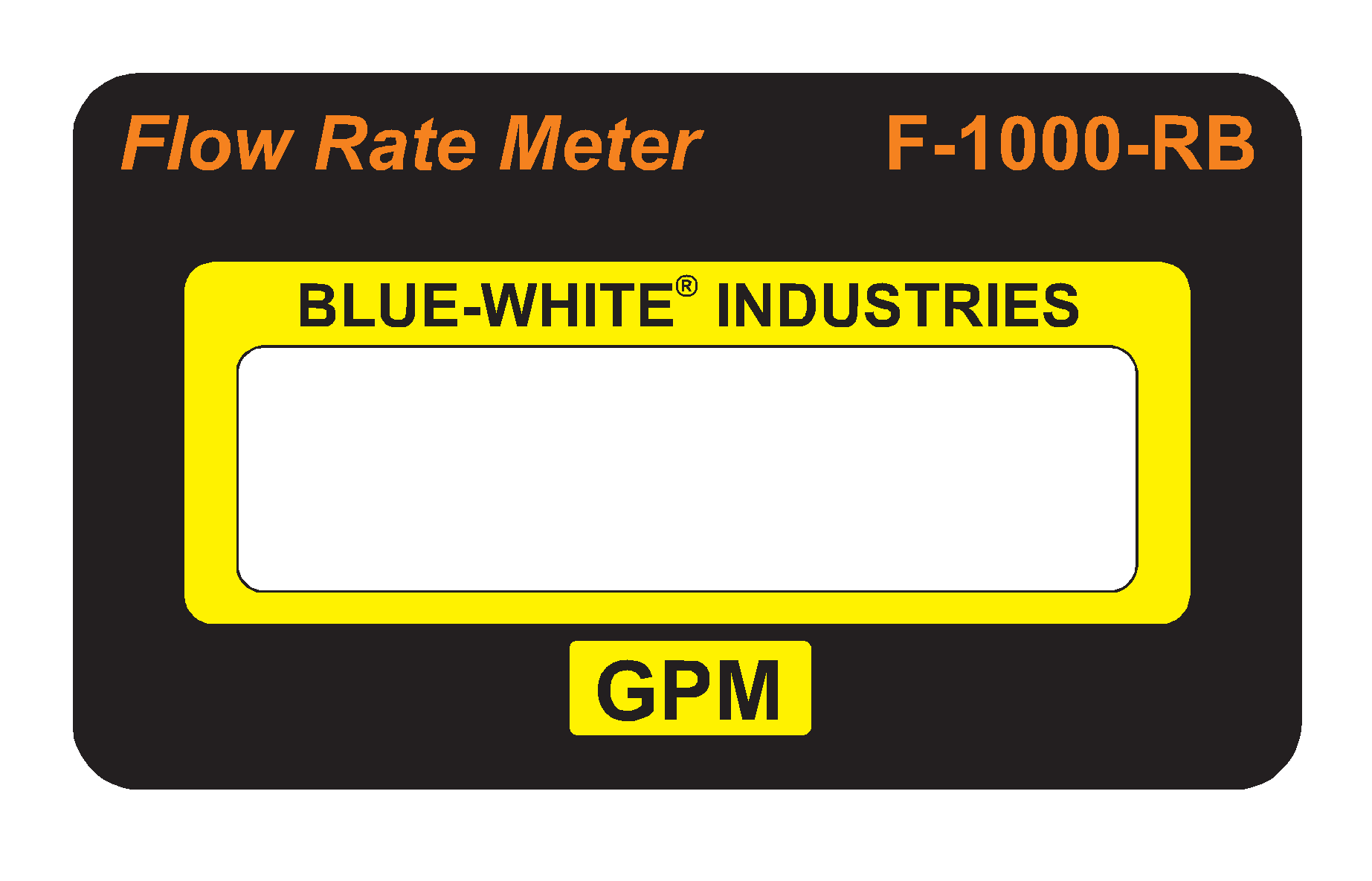 Blue-White :: RB-100MI-GPM1 | F-1000-RB 5-50 GPM 1.0