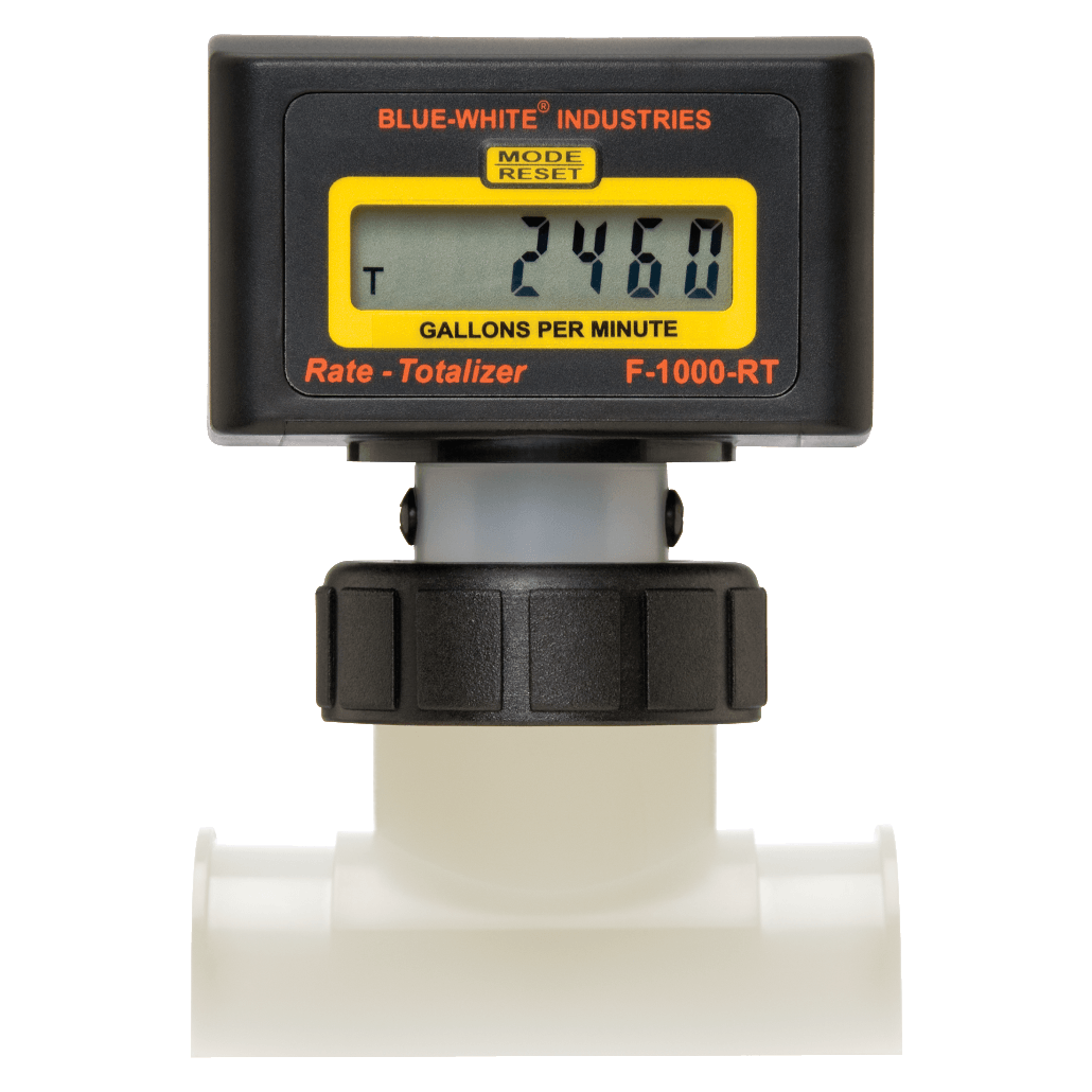 Blue White F 1000 Digital Paddlewheel Flow Meters 7809