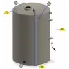 293-29108 | 1100 Gal - Single Wall Value Pak - Silver Pak