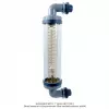 F-451004LHN-50M | F-451N High Volume Rotameter - 4 to 40 GPM - 50MM Slip
