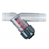 192.306.962 | 3/4 - 306 Line Strainer Silicone Free Spigot 20Mesh Translucent - PVC/FKM