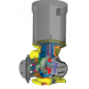 SG73-J-LT | LMI Metering Pump - 300 GPH - 50 psi - Slurry Applications - 1" Tube - 1 hp (3P-60hz)
