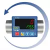 TK3M-80-SS | 3" Truflo TKM Paddlewheel Flow Meter - 316SS w/ Viton Seals - Threaded Connections - LED - Rate & Total - Pulse & 4-20mA Output - 24VDC