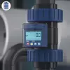 TKB-100-P-E | 4" Truflo TKB Battery Operated Paddlewheel Flow Meter - PVC - EPDM - Flanged Connections - LCD - Rate & Total