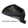 02-31951 | ProChem ClamShell Funnel 8" - Black