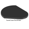02-31951 | ProChem ClamShell Funnel 8" - Black