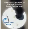 02-33026 | Bolted Lid for ProChem Open Top Process Chemical Tanks - 55 Gal - Bolted Hinged - Plastic