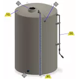 293-29108 | 1100 Gal - Single Wall Value Pak - Silver Pak