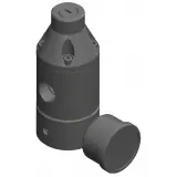 PRIM038-K | 2 Port M-Series PRV w/ Gauge Isolator - PVDF - 3/8 inch NPT