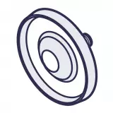 EH1971 | DIAPHRAGM - EZ/EW(N)/EK-11 - PTFE/EPDM