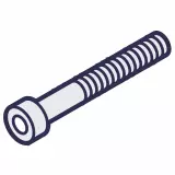 EH2089 | BOLT - M4 X 45 316SS - HEX SOCKET