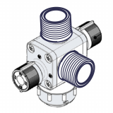 MFVHTC7 | MULTI-FUNCTION VALVE - 3/8 PVDF/AFLAS - HP