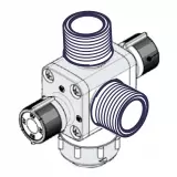 MFVMTC7 | MULTI-FUNCTION VALVE - 3/8 PVDF/AFLAS - MP