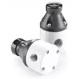 BPM050-PPS | 1/2 inch M-Series Back Pressure Valve - PP - Fusion Socket