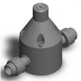 BPG100-CPU | 1 inch G-Series Back Pressure Valve - CPVC - Union Connections - Viton O-Ring