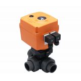 128 | Electrically Actuated 3-Way Vertical Ball Valves (EA15)