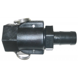 125A100C | Quick Disconnect - Polypropylene - 1.25" Thread x 1" Barb (32 mm x 25 mm)