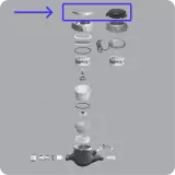 Lid and Hinge Assemblies for ACS Water Meters