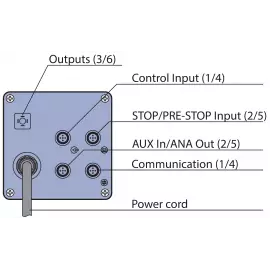 IX0019 | CONNECTOR W/CABLE - 5-PIN REV KEY - (PRE)STOP INPUT