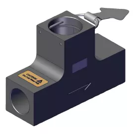 MF81T-P-075 | Tee Fitting, PVC, 3/4", IP, Block Tee