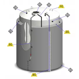 293-33402 | 1000 Gal - Double Wall Value-Pak - Platinum Pak - 87" x 67"