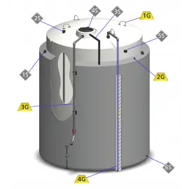 293-29186 | 1500 Gal - Double Wall Value Pak - Gold Pak