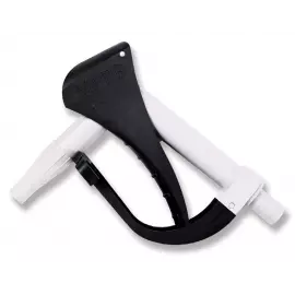 9091E | Hand Nozzle - PVDF - 3/4" O.D. (19 mm) - Hose Barb Intake - EPDM