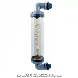 F-451004LHN-50M | F-451N High Volume Rotameter - 4 to 40 GPM - 50MM Slip