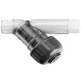 150.306.317 | 1/2 - 306 Y-Strainer Valve Socket Union - CPVC/FKM