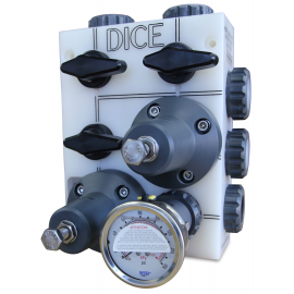 DIM21-DDII-3333444Z4 | DICE DM - 1/2 in - 150 PSI - PVDF - PVDF - Viton