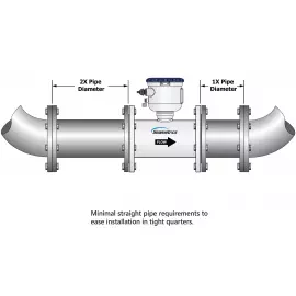 IMAG-4700-1200-F1-P-D1-X-01-0000 | Flanged Magmeter - Vertical Display (Base) - 12 Inch - NSF Gasket Kit - DC Power - w/ Data Logger