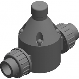 PRU050-PP | Unibody PRV - PP - 1/2 inch Union Socket