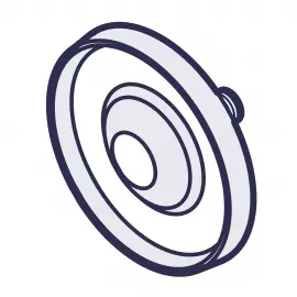 EH1974 | DIAPHRAGM - EZ/EW(N)/EK-31 - PTFE/EPDM