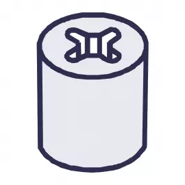 EH0118 | GUIDE - VALVE - 0.375 - PVC