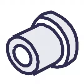 EH0865 | TUBE - VALVE - FKM - AAVV & 3/8 TC INJ