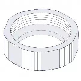 EH1661 | NUT - LOCK - MAVV - E4X/5X - PVC