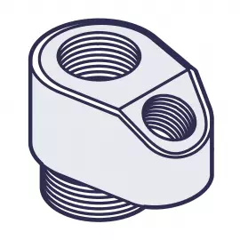 EH1682 | BODY - AUTO DEGASSING VALVE - PVC