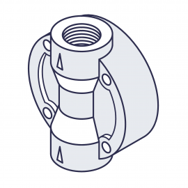 EH1969 | HEAD - PUMP - EZB31 - PVDF