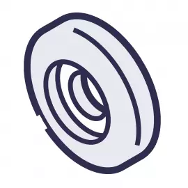 EH2472 | RETAINER - DIAPHRAGM - EJ-09