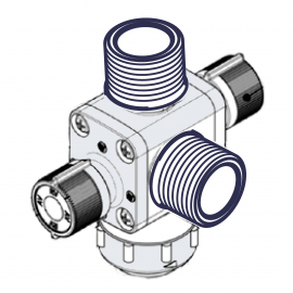 MFVLTC8 | MULTI-FUNCTION VALVE - 1/2 PVDF/AFLAS - LP