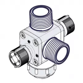 MFVMTC8 | MULTI-FUNCTION VALVE - 1/2 PVDF/AFLAS - MP