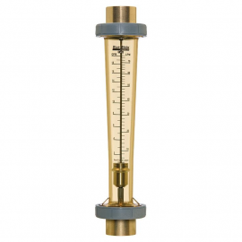 F-451006LHBPN | F-451N High Volume Rotameter - 0.5 to 6 GPM - 1.0 Inch F/NPT - Brass Inline