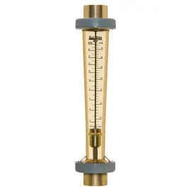 F-451001LHBPN-PL | F-451N High Volume Rotameter - 1 to 10 GPM - 1.0 Inch F/NPT - Brass Inline - w/ Plain Packaging