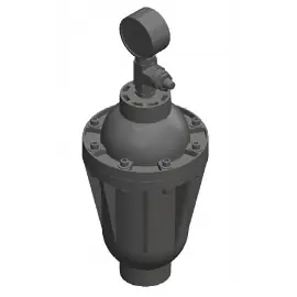 PD0042-SV01 | Pulsation Dampener - 2 inch - 316L SS - Viton - 160 cu in - Economy - 160 psi