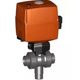 150.170.702 | 3/8 - 170 EA 3-way Vertical L-Port Threaded NPT 100-230V - PVC/FKM