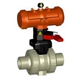 199.251.667 | 50 - Type 546 Pro Ball Valve w/ PPA Pneumatic Actuator - DA IR/Butt Fusion w/ MO - PP/EPDM