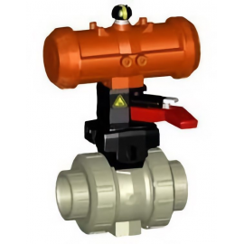 199.251.633 | 20 - Type 546 Pro Ball Valve w/ PPA Pneumatic Actuator - FC Socket/IR Fusion w/ MO - PP/FKM