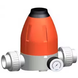 163.582.223 | 3/4 - 582 Pressure Reducing Valve Socket with Gauge - CPVC/EPDM