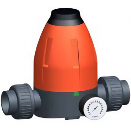 161.582.234 | 1 - 582 Pressure Reducing Valve Socket with Gauge - PVC/FKM