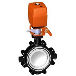 150.147.562 | 2 - 147 EA Lug Butterfly Valve 100-230V w/ MO - PVDF/FKM